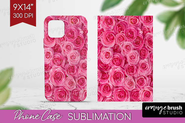 Pastel Floral Phone Case PNG - Flower Field Case PNG