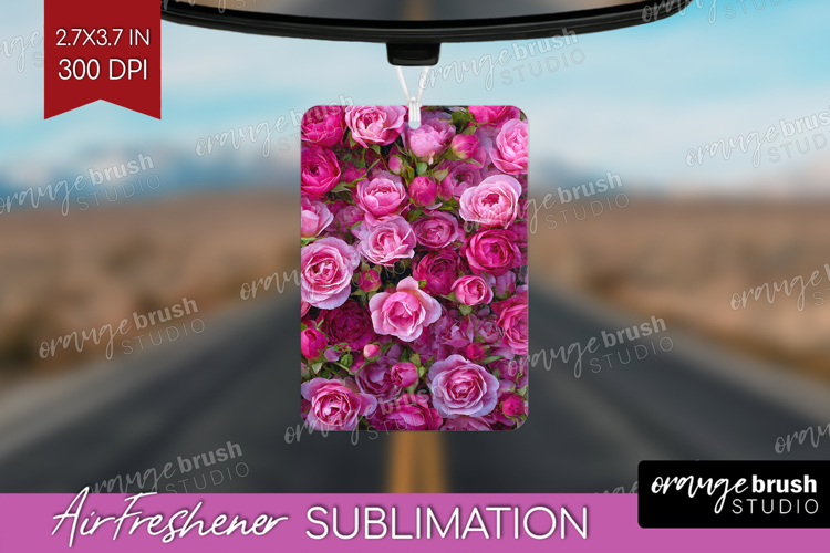 Pastel Floral Air Freshener PNG - Flower Field PNG