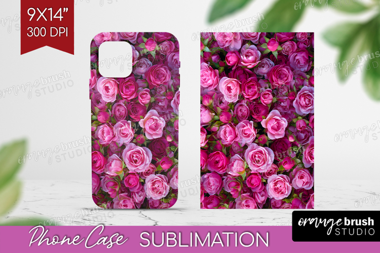 Pastel Floral Phone Case PNG - Flower Field Case PNG