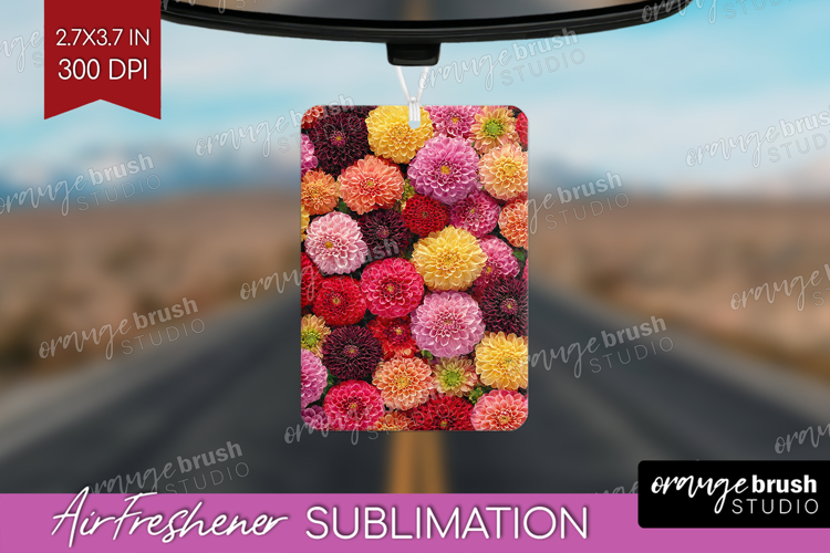 Pastel Floral Air Freshener PNG - Flower Field PNG