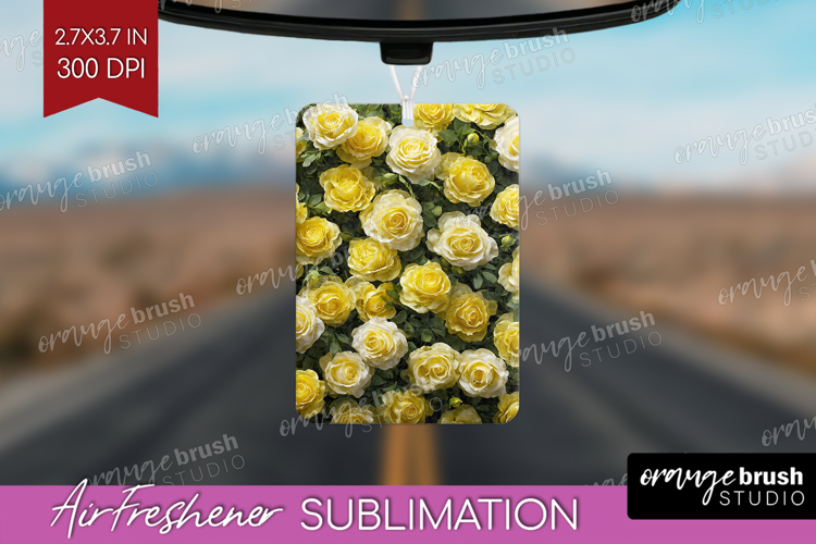 Pastel Floral Air Freshener PNG - Flower Field PNG