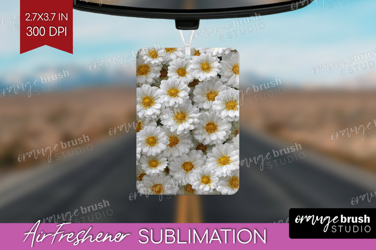 Pastel Floral Air Freshener PNG - Flower Field PNG