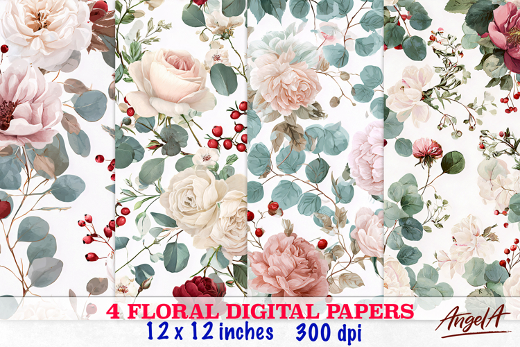 Floral Seamless Pattern Image 2