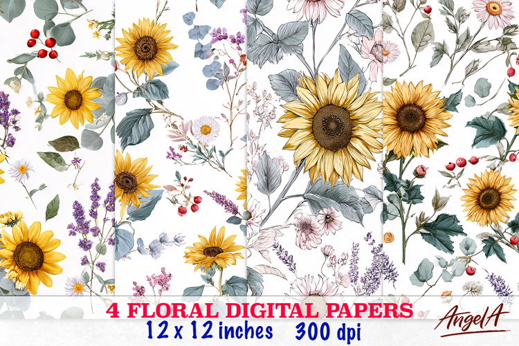 Floral Seamless Pattern Image 3