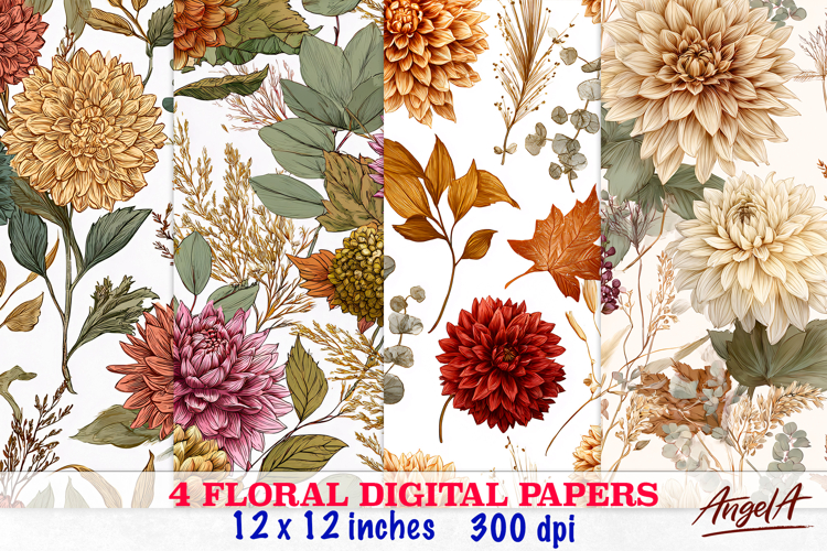Floral Background Image 13