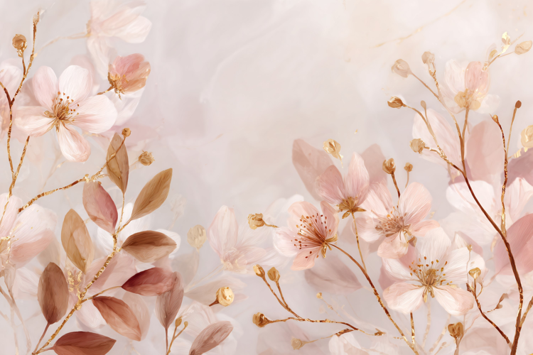 Soft Pink Peony Floral Wedding Pattern