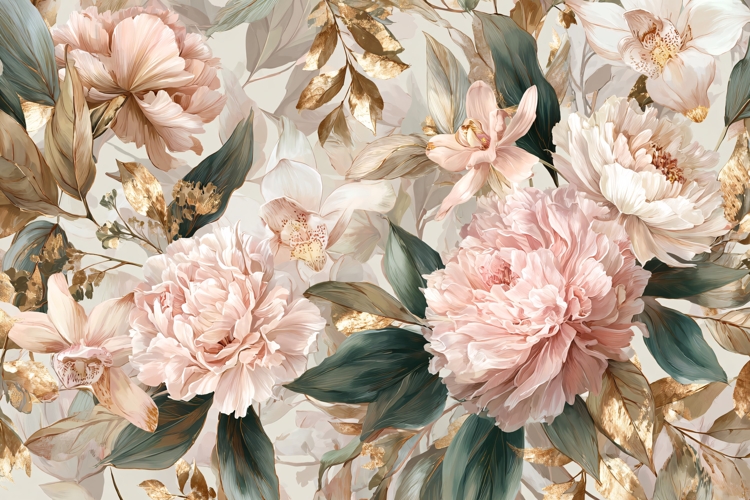 White Rose & Eucalyptus Watercolor Floral Corner