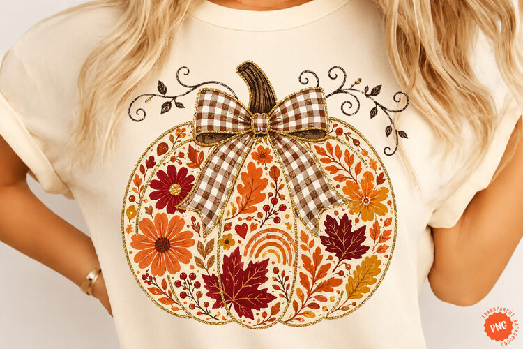 Thanksgiving Sublimation, Fall Pumpkin PNG, Funny Autumn PNG example image 1