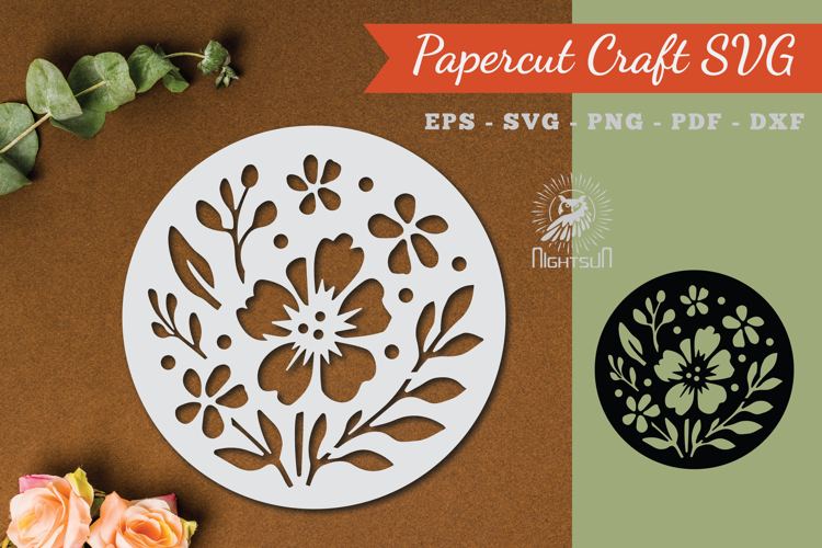 Paper Flowers Svg Image 18
