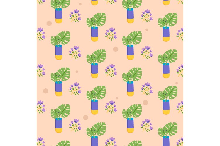 Floral seamless pattern design