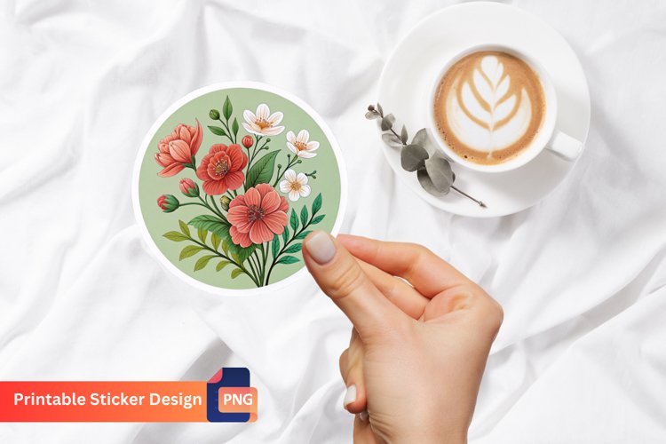 Boho Flower Clipart Image 10