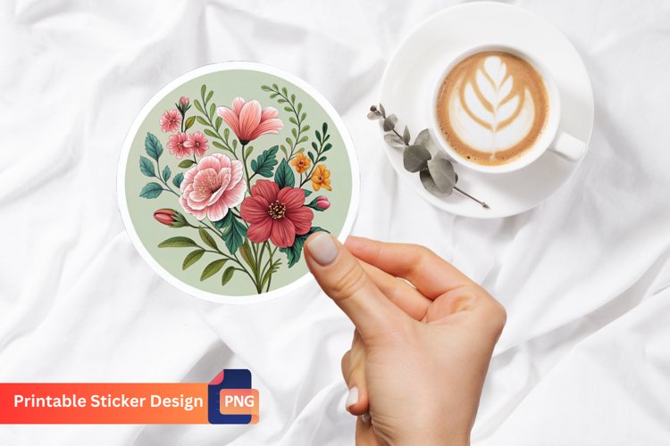 Boho Flower Clipart Image 11