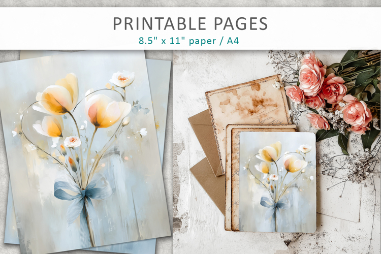 flower heart printable pages, flower heart painting
