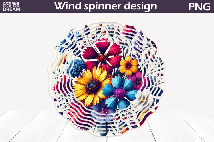 Wildflowers Wind Spinner | Floral Wind Spinner