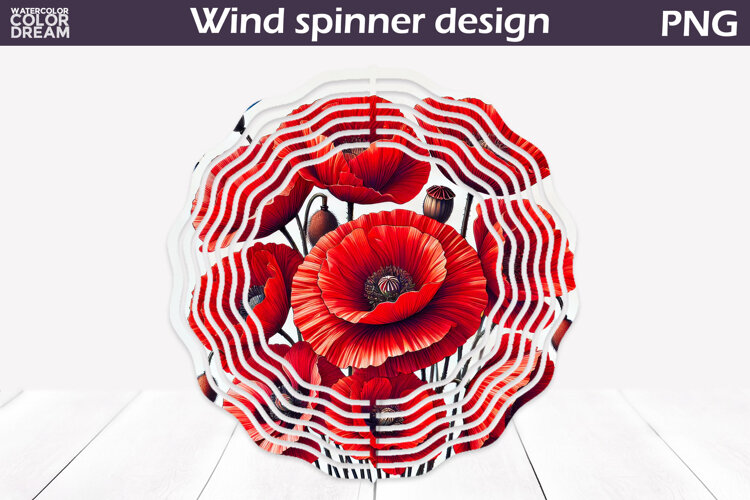Wildflowers Wind Spinner | Floral Wind Spinner example image 1