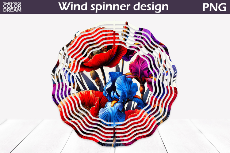 Wildflowers Wind Spinner | Floral Wind Spinner