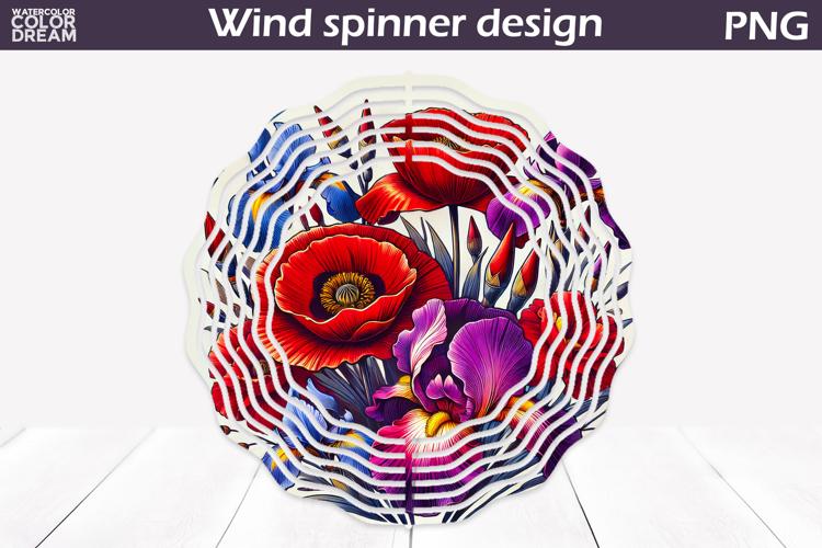 Wildflowers Wind Spinner | Floral Wind Spinner
