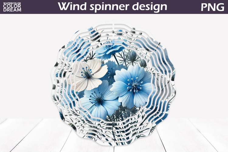 Blue Flowers Clipart Image 10