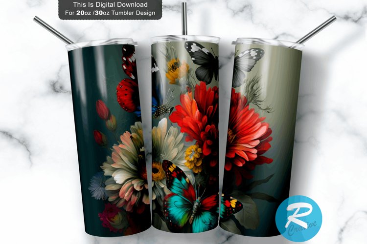 Alcohol Ink Tumbler Wrap