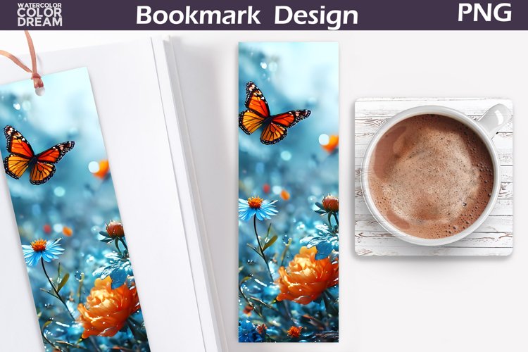 3D Flowers Bookmark | Floral Bookmark