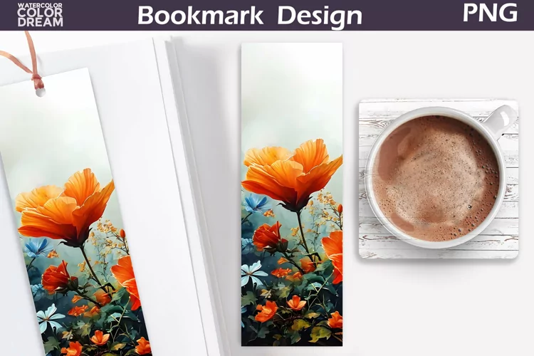 3D Flowers Bookmark | Floral Bookmark