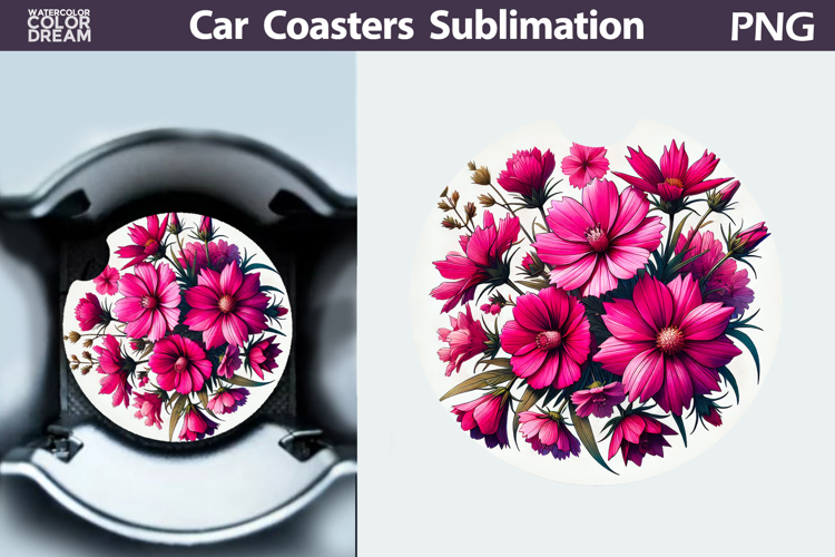 Pink Flowers Clipart Image 8