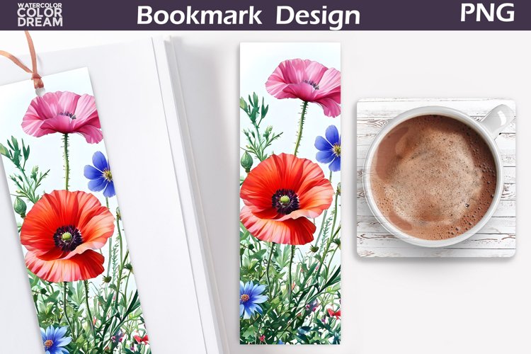 3D Flowers Bookmark | Floral Bookmark