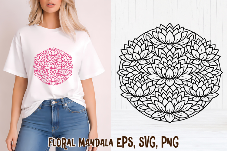 Boho Flower Clipart Image 9