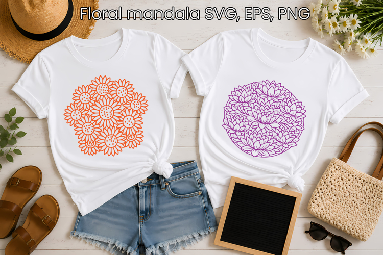 Boho Flower SVGs Image 4