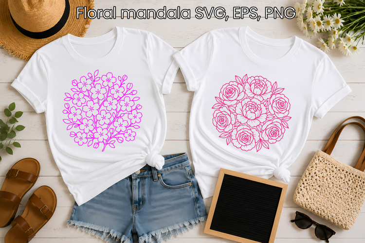 Boho Flower SVGs