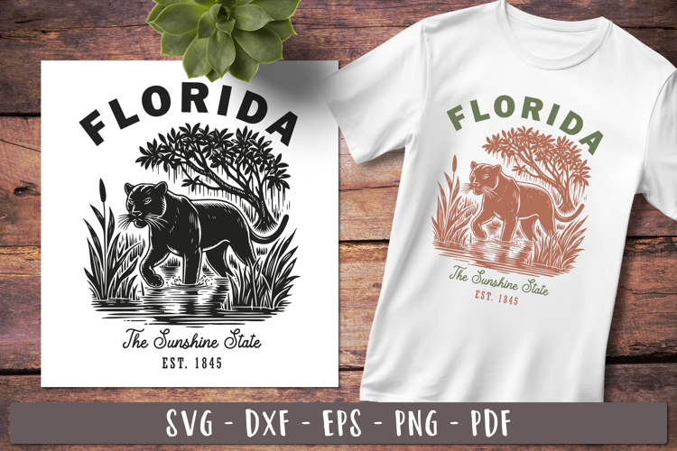 Florida svg | Vintage United states design
