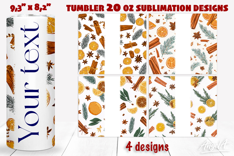 Christmas 20 oz tumbler wrap add name Christmas pattern PNG