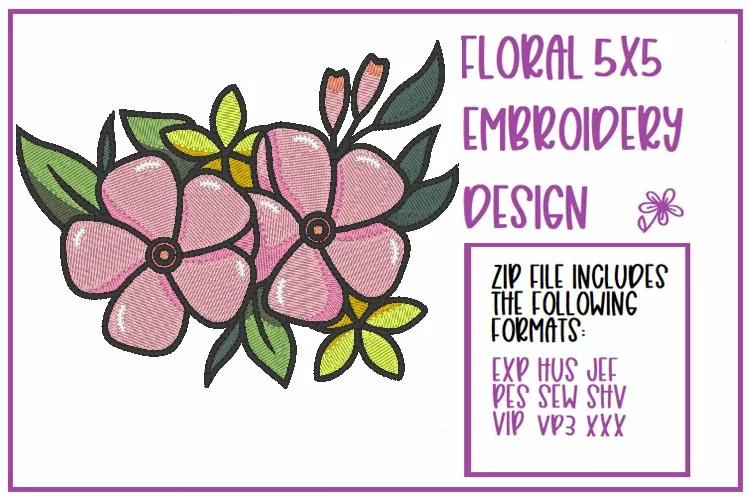 FLORAL EMBROIDERY DESIGN