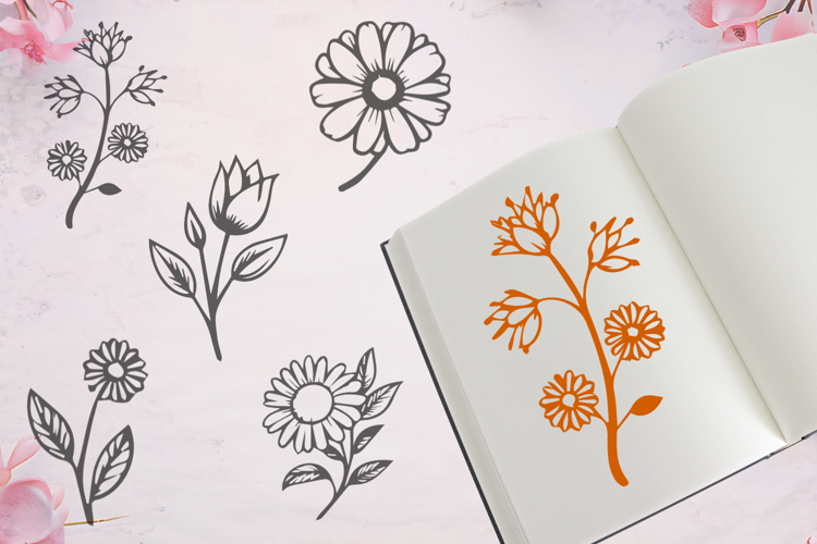 Wild Flowers SVGs Image 3
