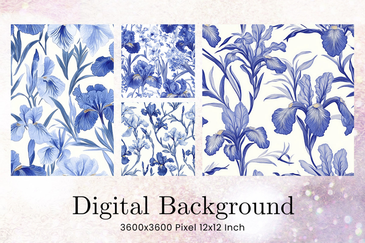 Flower Pattern Background Wallpaper Digital Paper_29