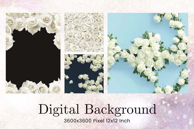Flower Pattern Background Wallpaper Digital Paper_55