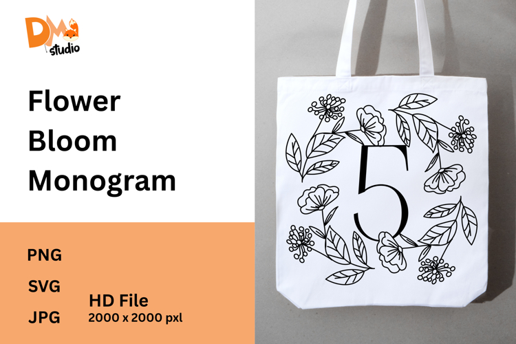 Flower Bloom Monogram