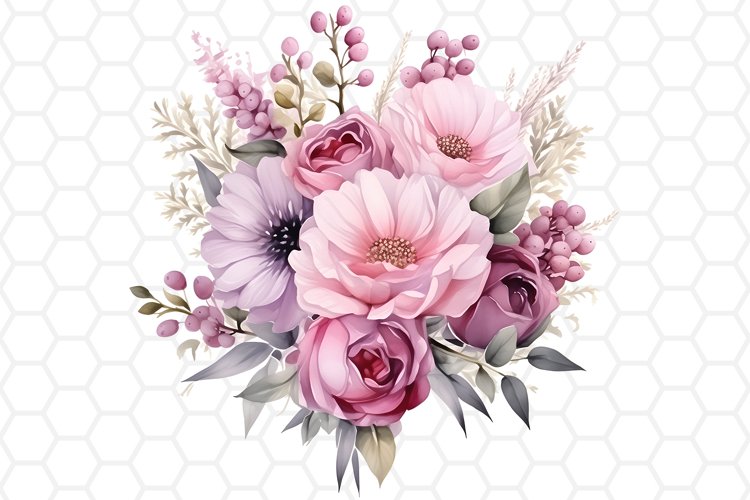 Flower Bouquet Clipart Image 4
