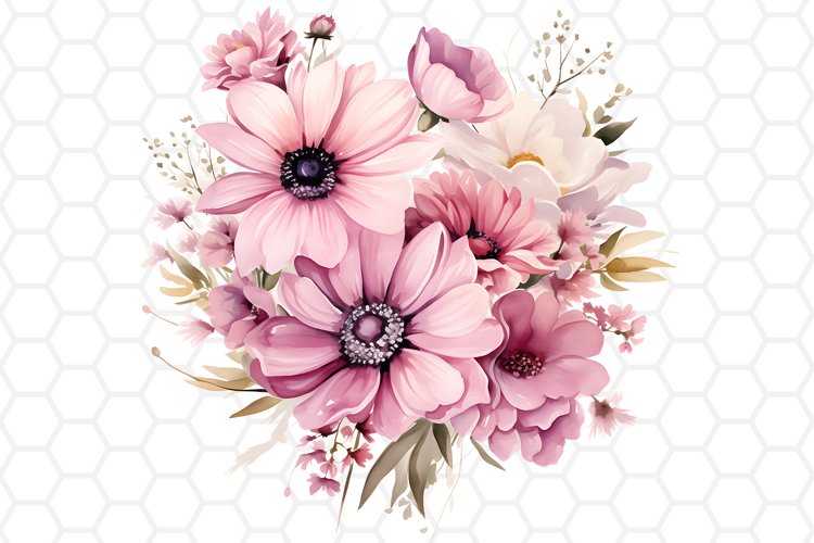 Flower Bouquet Clipart Image 2