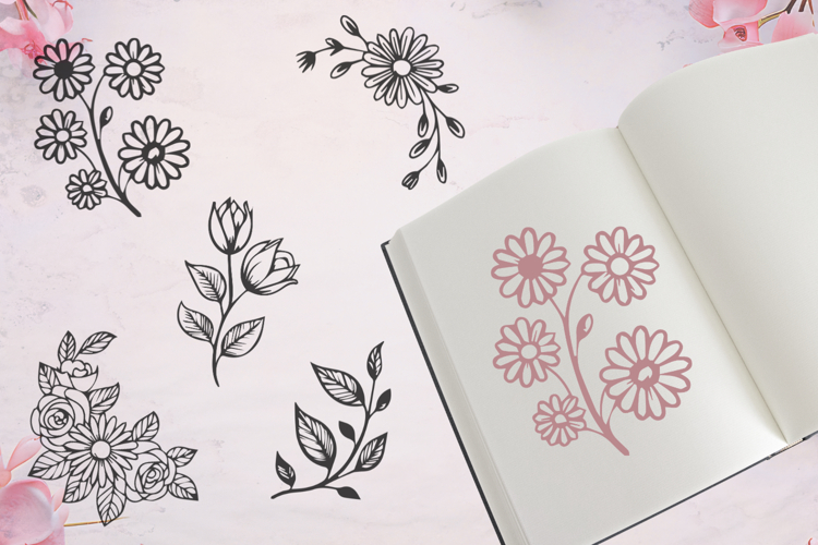 Wild Flowers SVGs Image 2