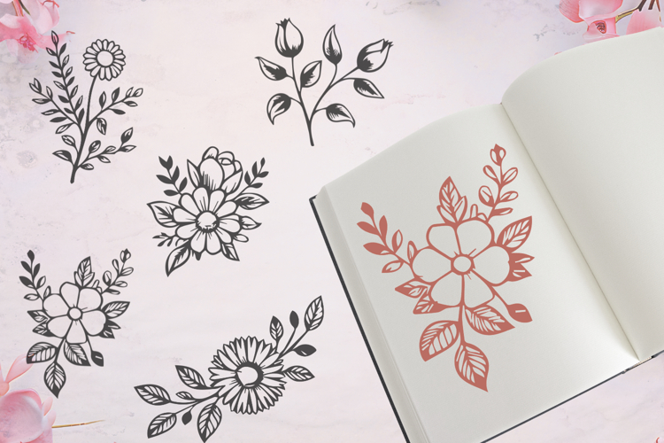 Flower Bouquets SVG
