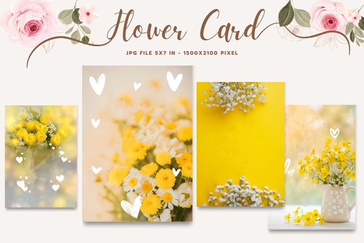 Flower Card Floral Card Printable Birthday Greeting Card_18