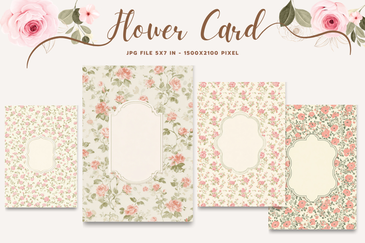 Flower Card Floral Card Printable Birthday Greeting Card_13