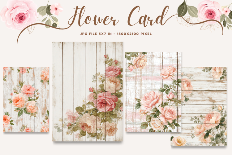 Flower Card Floral Card Printable Birthday Greeting Card_14