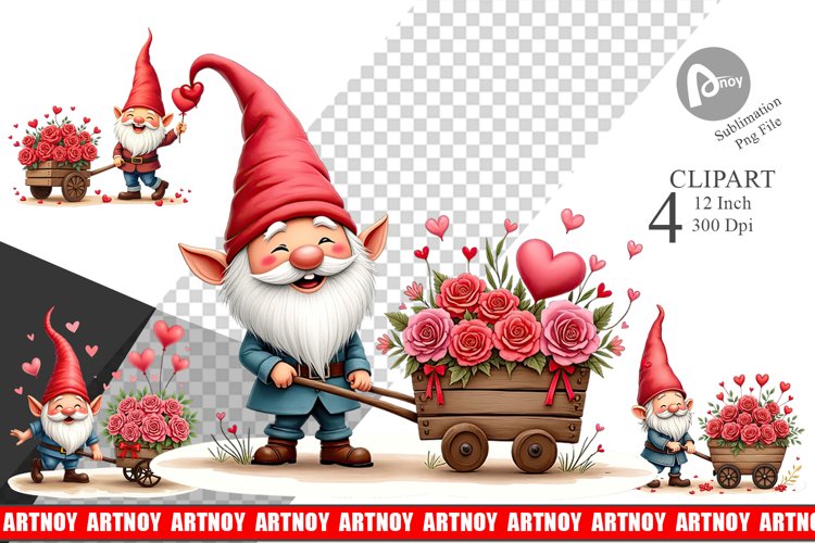Valentine Gnome Png Image 18