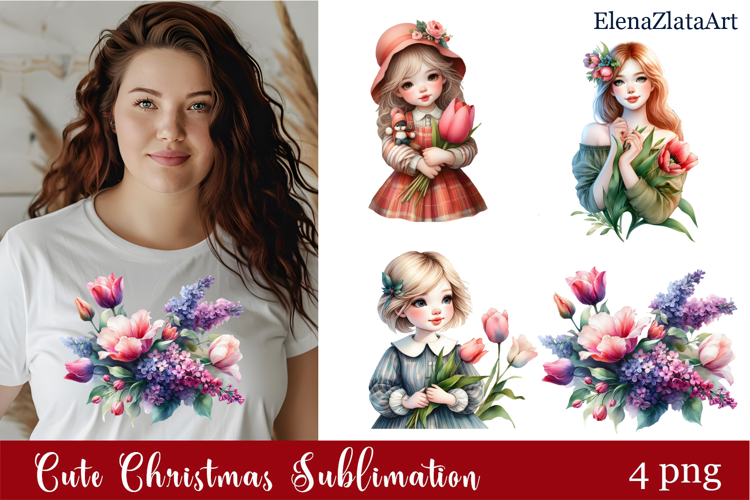 Flower clipart, Watercolor floral clipart, Bouquets