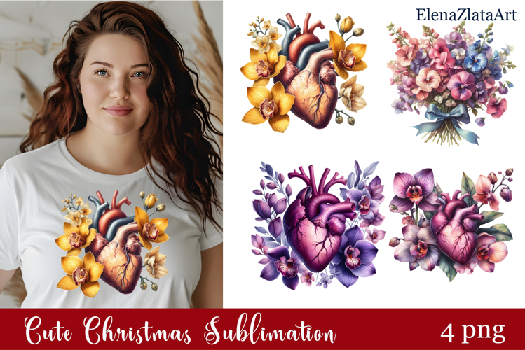 Flower clipart, Watercolor floral clipart, Bouquets
