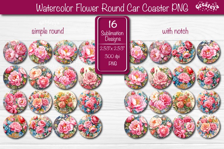 Car Coaster Sublimation Designs Image 6