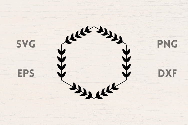 Leav frame border SVG