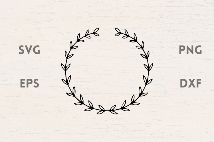Laurel border SVG